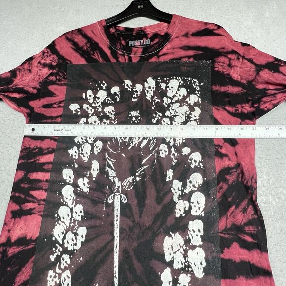 Post Malone Hollywoods Bleeding Tour 2019 Shirt L Red Black Band Tee Posty Co - Picture 6 of 12